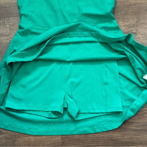 Beyond Yoga Spacedye Movement Dress Women's Small Green Grass Lined Shelf Bra L - Picture 9 of 11